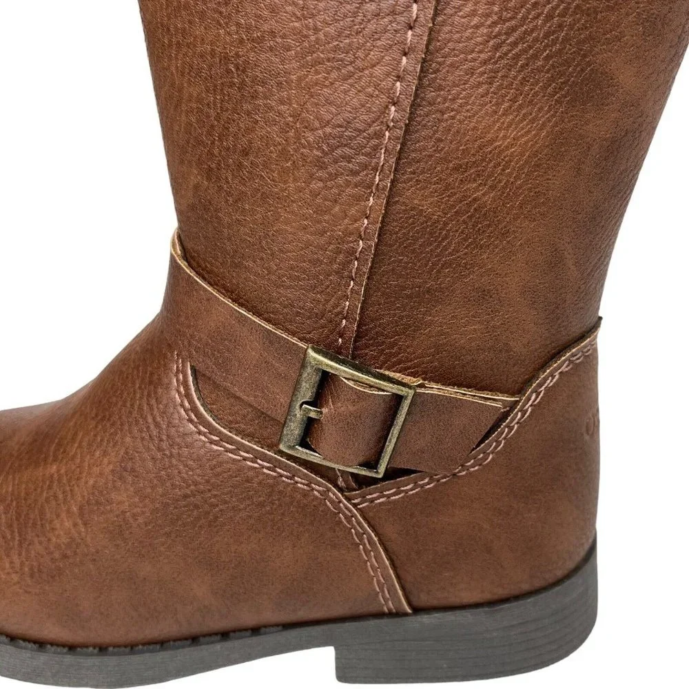 OshKosh BGosh Little Girl's Fashion Tall Boots Size 12‎ Brown